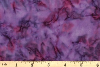 Kingfisher Fabrics Batik Basics - Purple (096)