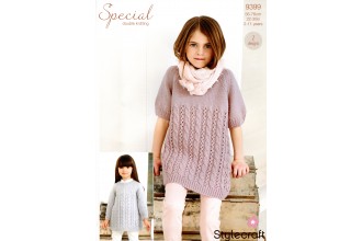 Stylecraft 9399 Dress and Tunic in Special DK (leaflet)