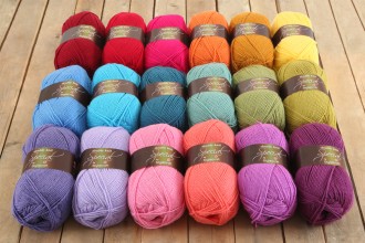 Attic24 - Sunny Log Cabin Blanket CAL (Stylecraft Yarn Pack)