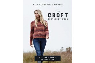 West Yorkshire Spinners - Alana Cabled Sweater in Wild Shetland Aran Roving (leaflet)