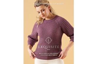 West Yorkshire Spinners - Belle - Raglan Sweater by Chloe Elizabeth Birch in Exquisite 4 Ply (downloadable PDF)