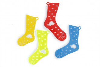 Yarnistry - Pair of Acrylic Sock Blockers - Dinosaur Design - Large (UK 7-9)