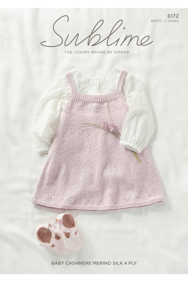 Sublime 6172 Pinafore in Sublime Baby Cashmere Merino Silk 4 Ply ...