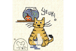 Mouseloft - Biscuit the Cat - Yeuk! (Cross Stitch Kit)