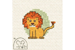 Mouseloft - At the Zoo - Lion (Cross Stitch Kit)