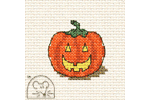 Mouseloft - Make Me For Halloween - Pumpkin (Cross Stitch Kit)