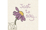 Mouseloft - Stitchlets for Occasions - Just to Say (Cross Stitch Kit)