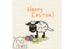 Mouseloft - Stitchlets for Occasions - Happy Easter Lamb (Cross Stitch Kit)