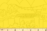 Andover Fabrics - Sunprints Luminance - Village - Lemon (8071/Y1)