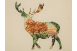 Anchor - Maia Collection - Stag Silhouette (Cross Stitch Kit)