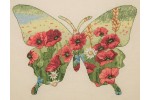 Anchor - Maia Collection - Butterfly Silhouette (Cross Stitch Kit)