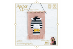 Anchor Crochet Kit - Wall Hanging - Zebra in Baby Pure Cotton