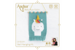 Anchor Crochet Kit - Wall Hanging - Unicorn in Baby Pure Cotton