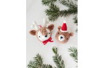 Anchor - Amigurumi Christmas Reindeer & Teddy (Crochet Kit)