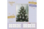 Anchor Crochet Kit - Snowflakes Kit 2 - White/Gold