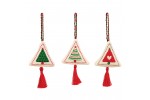 Anchor - Christmas Decorations - Trees - Green/Red (Cross Stitch Kit)