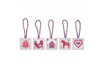 Anchor - Christmas Decorations - Red/Blue (Cross Stitch Kit)