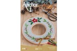 Anchor - Christmas Embroidered Wreath Embroidery Pattern (Downloadable PDF)