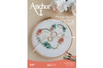 Anchor - Floral Heart Wedding Ring Holder Embroidery Pattern (Downloadable PDF)