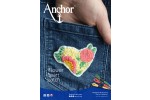 Anchor - Flower Heart Patch Embroidery Pattern (Downloadable PDF)