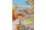 Derwentwater Designs - Seasons in Long Stitch - Autumn Cottage (Long Stitch Kit)