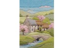 Derwentwater Designs - Seasons in Long Stitch - Spring Cottage (Long Stitch Kit)