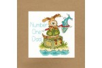 Bothy Threads - Number One Dad (Cross Stitch Kit)