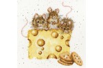 Bothy Threads - Crackers about Cheese (Cross Stitch Kit)