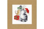 Bothy Threads - Christmas Cards - Under The Mistletoe (Cross Stitch Kit)