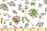 Clothworks - From the Heart - Floral - White (Y3359-1)