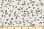 Clothworks - Sandy Toes - Mini Shells - Pale Taupe (Y4049-138)