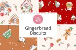 Craft Cotton Co - Gingerbread Biscuits Collection