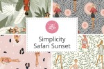 Craft Cotton Co - Simplicity Safari Sunset Collection
