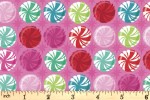 Craft Cotton Co - Holiday Spirits - Candy Swirls - Pink (19539-PNK)