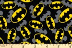 Craft Cotton Co - DC Comics - Small Batman Logo Scatter (23200322)