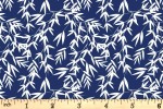 Craft Cotton Co - Kyoto - Bamboo Leaves - Navy (2707-04)