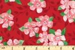 Craft Cotton Co - Birds of Paradise - Cherry Blossom (2753-03)