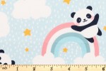 Craft Cotton Co - Quilting Cotton Prints - Rainbow Pandas (2782-02)