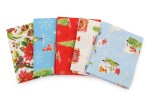 Craft Cotton Co - Christmas Traditions - Snowman - Fat Quarter Bundle (pack of 5)