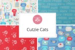 Craft Cotton Co - Cutzie Cats Collection