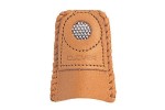 Clover Coin Thimble, Leather