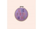 Cotton Clara - 'Love Heart' Mini Hoop Kit - Look for the Magic (Embroidery Kit)