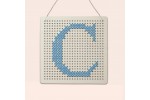 Cotton Clara - DIY Pegboard Kit - Blue (Cross Stitch Kit)