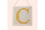 Cotton Clara - DIY Pegboard Kit - Mustard (Cross Stitch Kit)