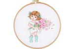 My Cross Stitch - Chloe & Flowers (Cross Stitch Kit)