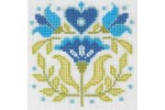 My Cross Stitch - Blue Heart Tile (Cross Stitch Kit)