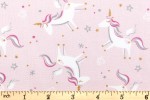 Le Tissu by Domotex - Nursery Prints - Magical Unicorns - Pink (37.LICO.ROP)
