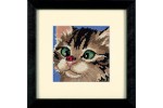 Dimensions - Cross-Eyed Kitty (Needlepoint Kit)