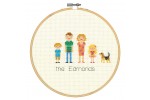 Dimensions - All the Family with Hoop (Cross Stitch Kit)