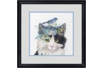 Dimensions - Floral Crown Cat (Cross Stitch Kit)